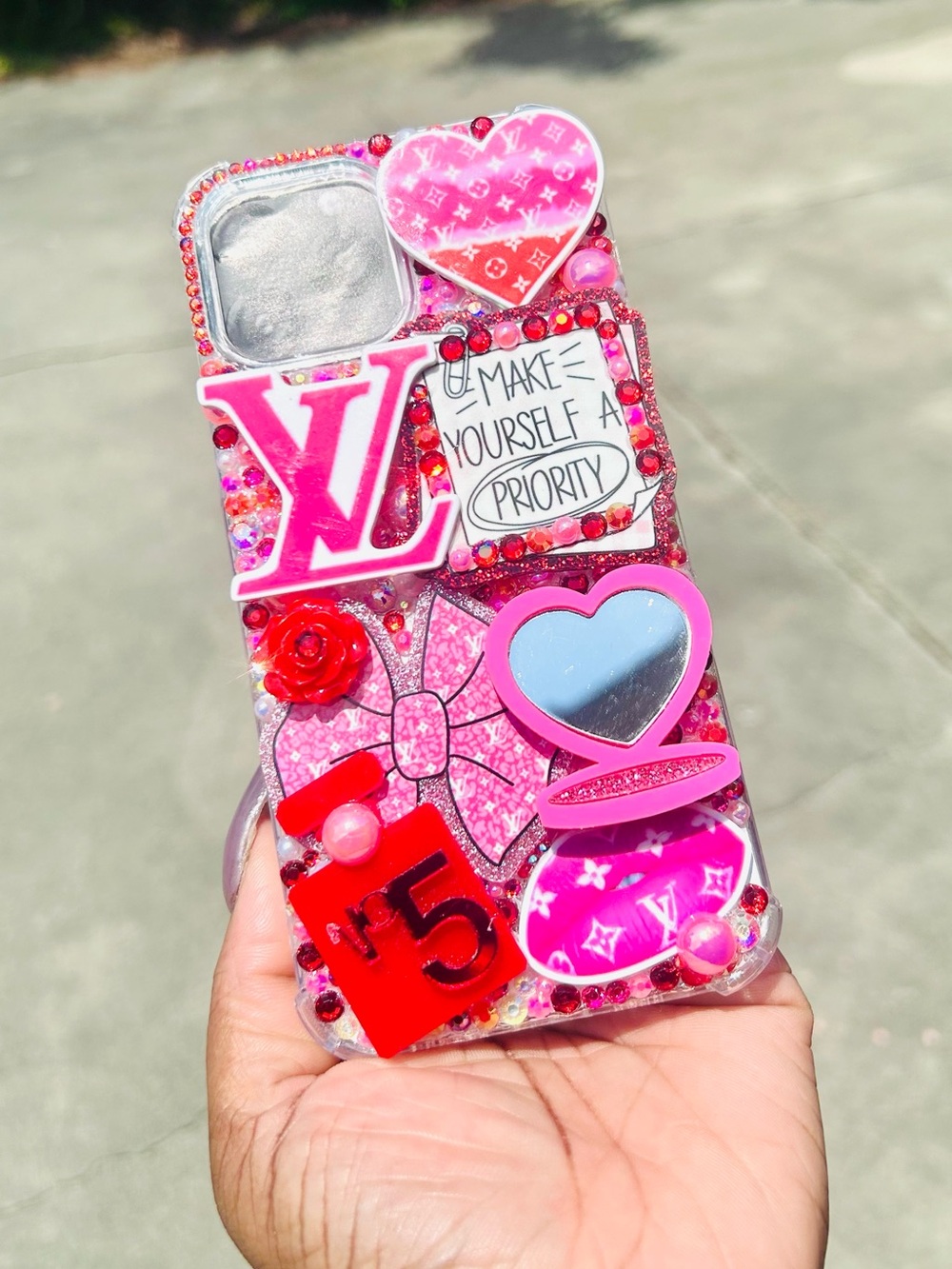 13 PRO MAX🩷Bling Phone Case (iPhone 13 Pro Max)